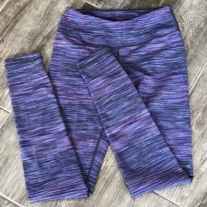 Zella XS‎ Women’s Purple Pink & Gray Soft Matte Patterned Leggings